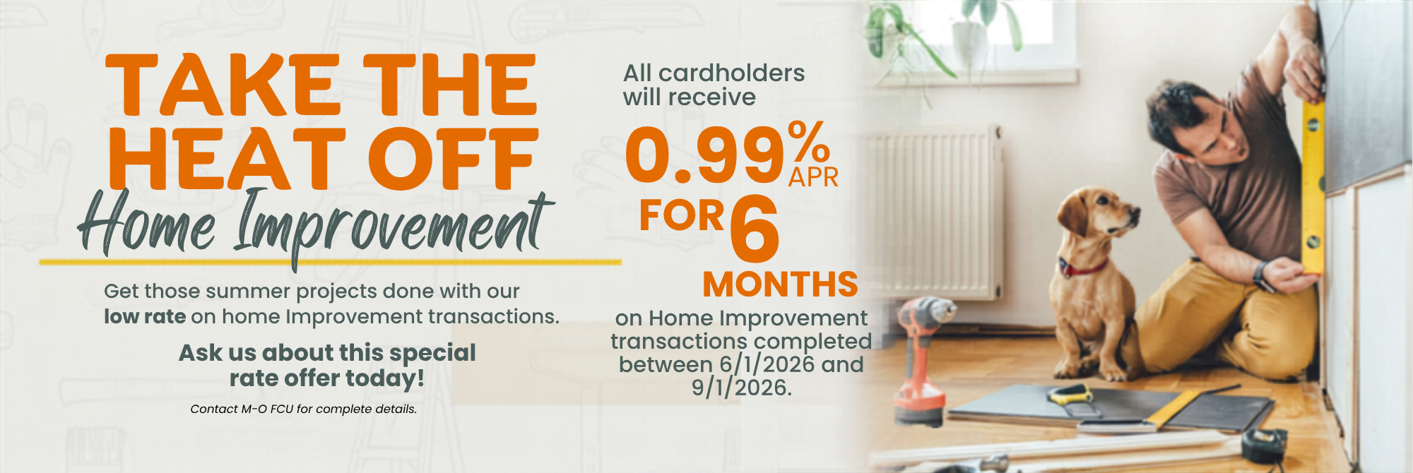 credit card promotional banner